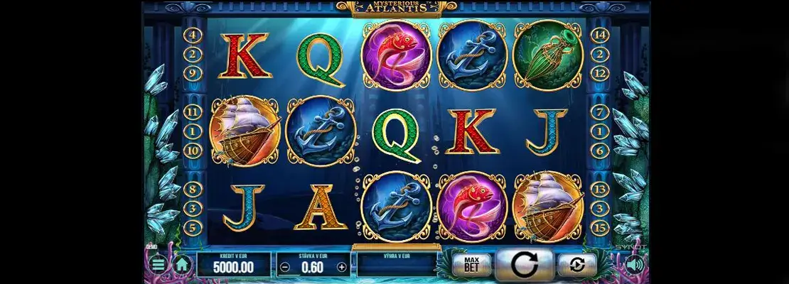 Spil Mysterious Atlantis gratis i demotilstand