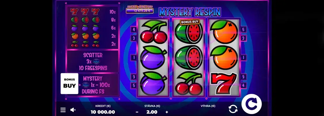 Demo modunda Mystery Respin Bonus Buy oyununu ücretsiz oynayın
