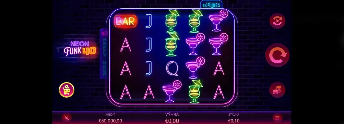Играйте в Neon Funk 40 бесплатно в демо-режиме