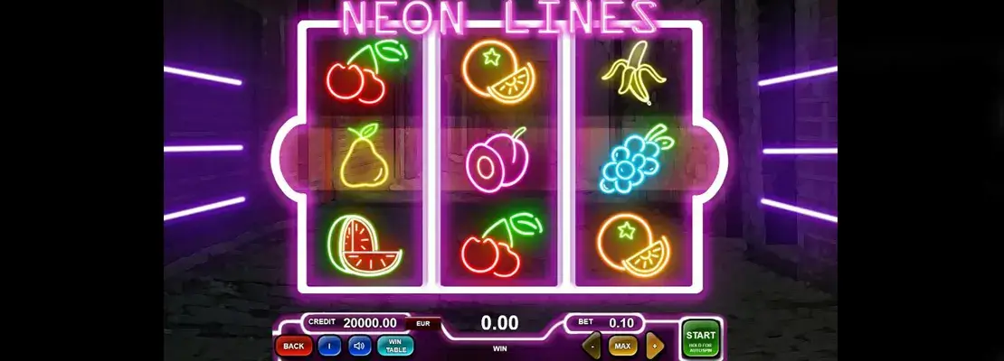 Demo modunda Neon Lines oyununu ücretsiz oynayın