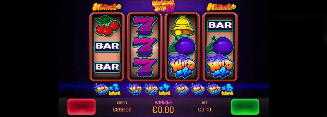 Spill Oldskoolspin 81 gratis i demomodus