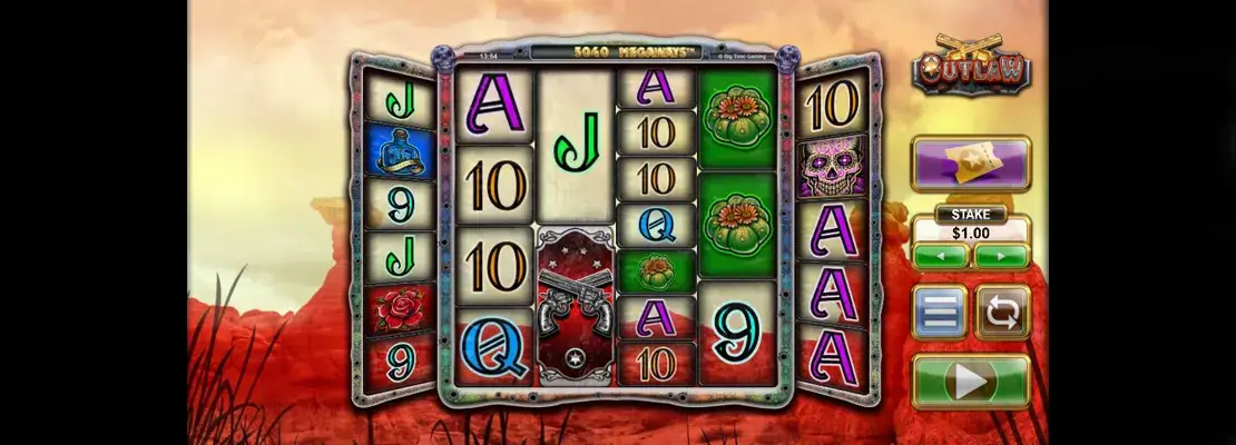 Spil Outlaw gratis i demotilstand