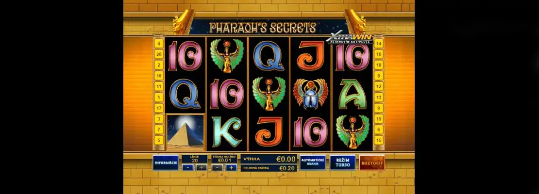 Demo modunda Pharaohs Secret oyununu ücretsiz oynayın