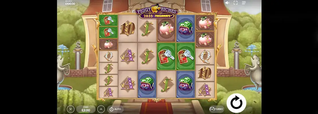 Játssz a Piggy Riches Megaways játékkal ingyen demó módban