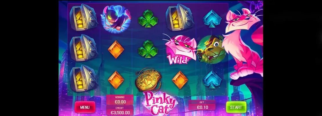 Játssz a Pinky Cat játékkal ingyen demó módban