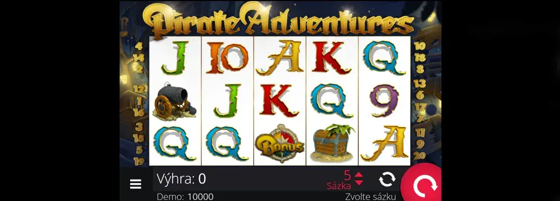 Spil Pirates Adventures gratis i demotilstand