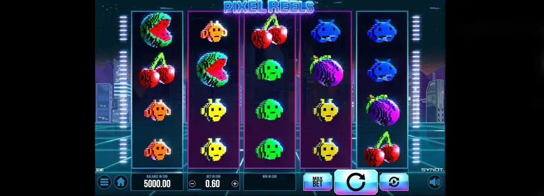 Játssz a Pixel Reels játékkal ingyen demó módban