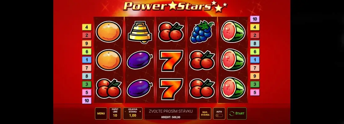 Играйте в Power Stars бесплатно в демо-режиме