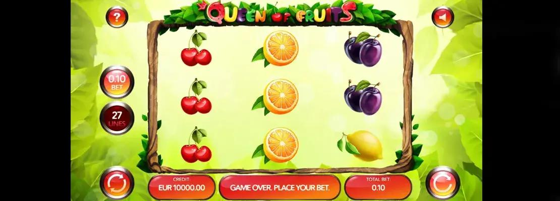 Spela Queen Of Fruits gratis i demoläge