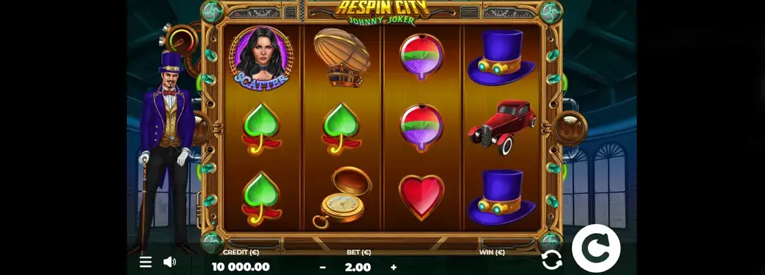 Demo modunda Respin City Johnny Joker oyununu ücretsiz oynayın