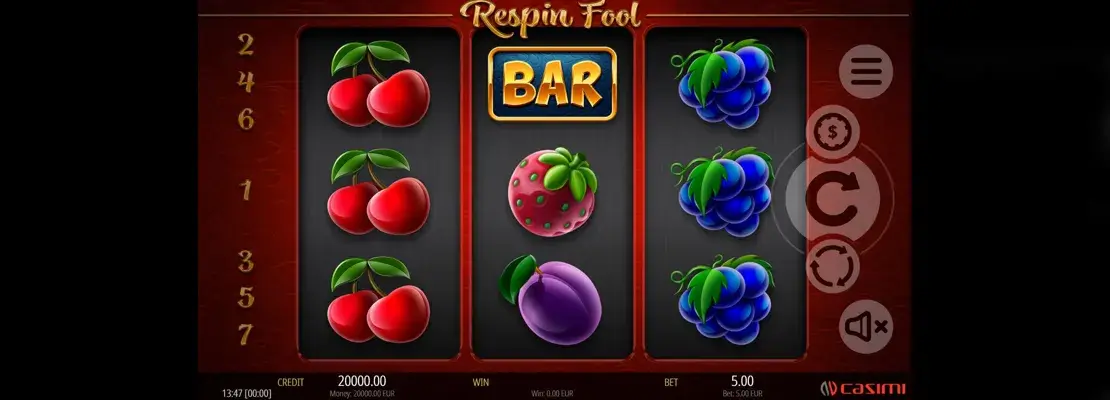 Mainkan Respin Fool secara percuma dalam mod demo