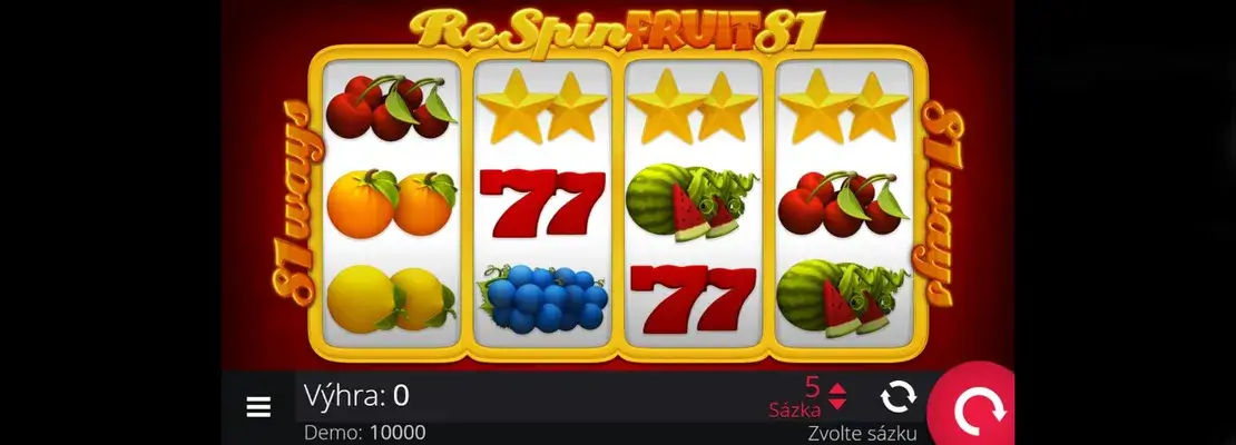 데모 모드에서 Respin Fruit 81을 무료로 플레이하세요