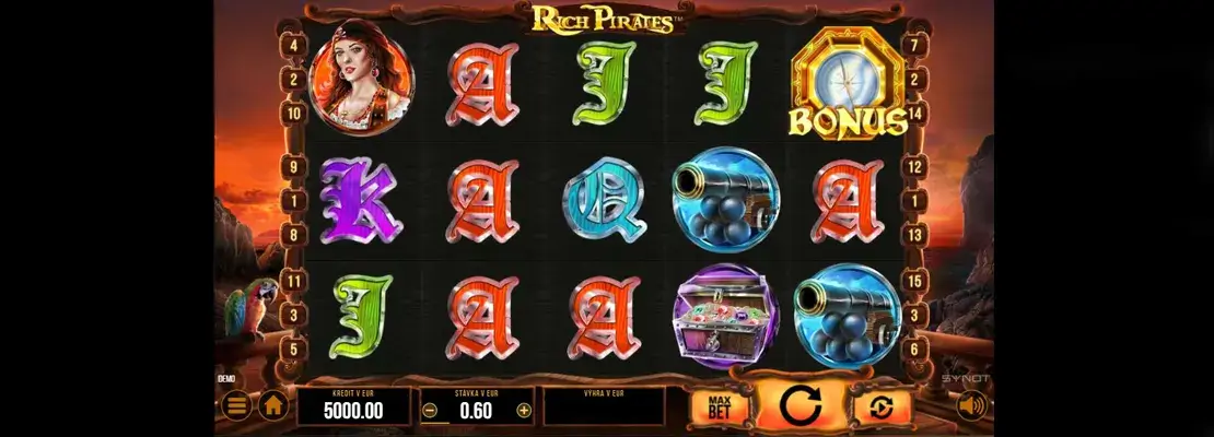Játssz a Rich Pirates játékkal ingyen demó módban
