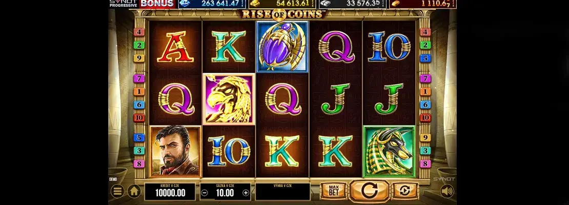 Játssz a Rise Of Coins játékkal ingyen demó módban