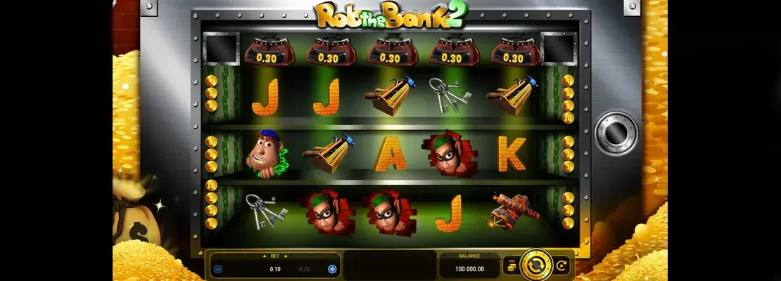 Játssz a Rob the Bank 2 játékkal ingyen demó módban