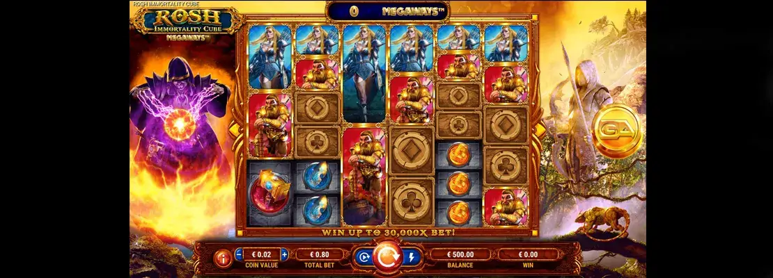 Speel Rosh Immortality Cube Megaway gratis in de demomodus