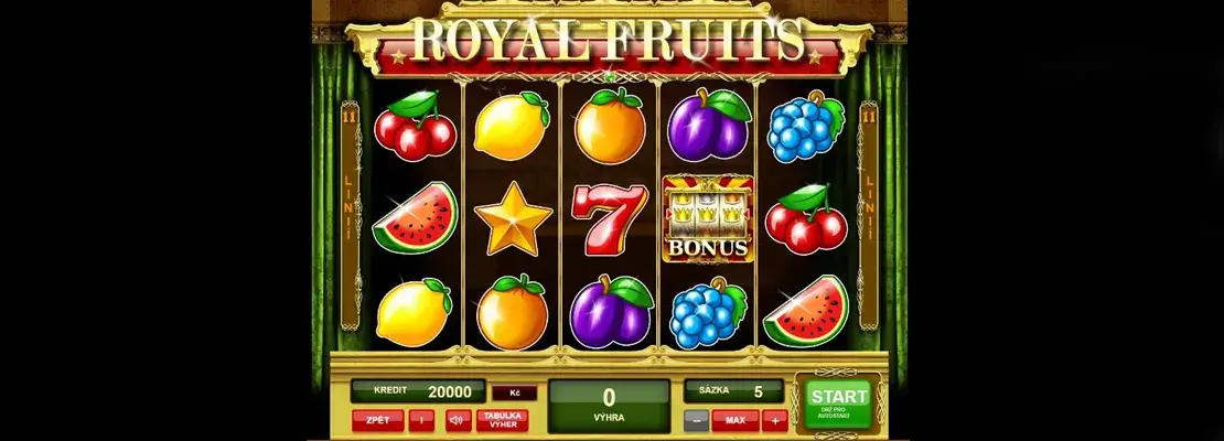 Zagraj w Royal Fruits za darmo w trybie demonstracyjnym
