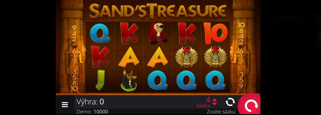 Играйте в Sands Treasure бесплатно в демо-режиме