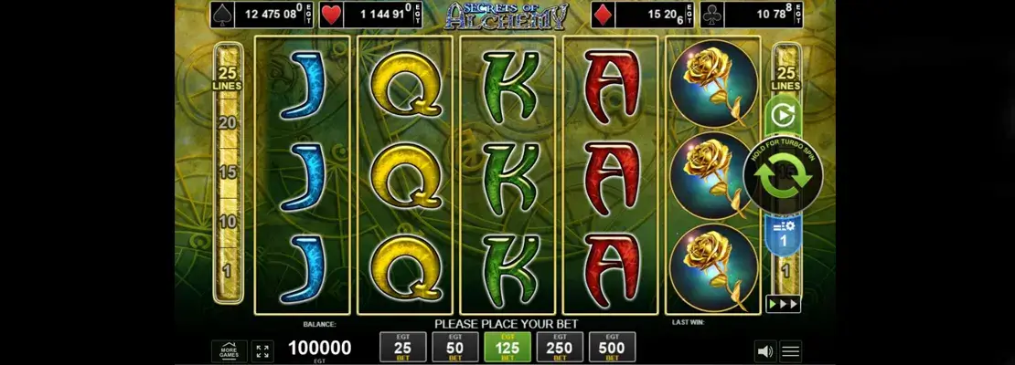 Играйте в Secrets Of Alchemy бесплатно в демо-режиме