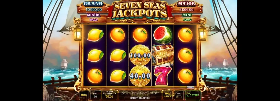Играйте в Seven Seas Jackpots бесплатно в демо-режиме
