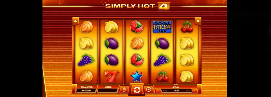 Játssz a Simply Hot 4 játékkal ingyen demó módban