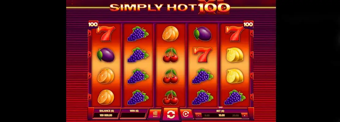 Spil Simply Hot XL 100 gratis i demotilstand