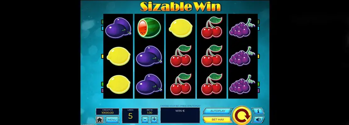 Játssz a Sizable Win játékkal ingyen demó módban
