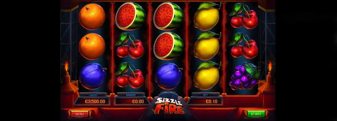 Játssz a Sizzle Fire játékkal ingyen demó módban