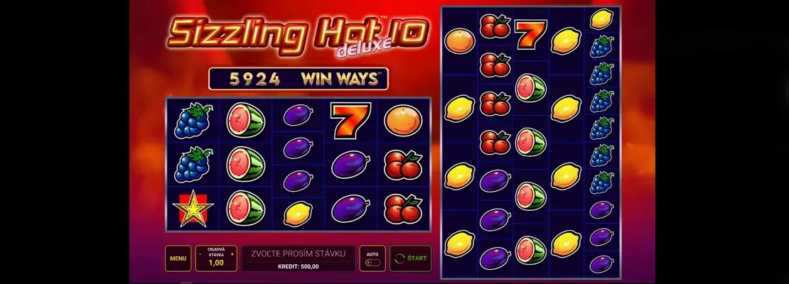 Játssz a Sizzling Hot Deluxe 10 ways játékkal ingyen demó módban