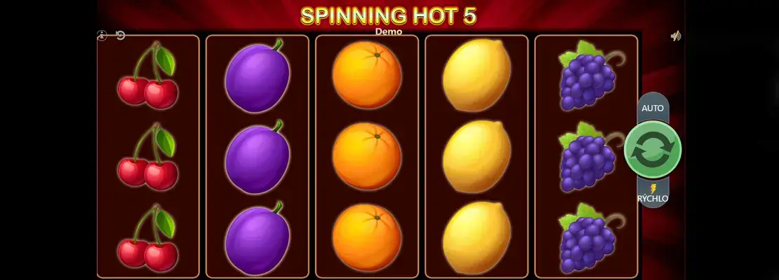 Zagraj w Spinning Hot 5 za darmo w trybie demonstracyjnym
