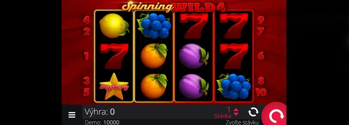 데모 모드에서 Spinning Wild 4을 무료로 플레이하세요