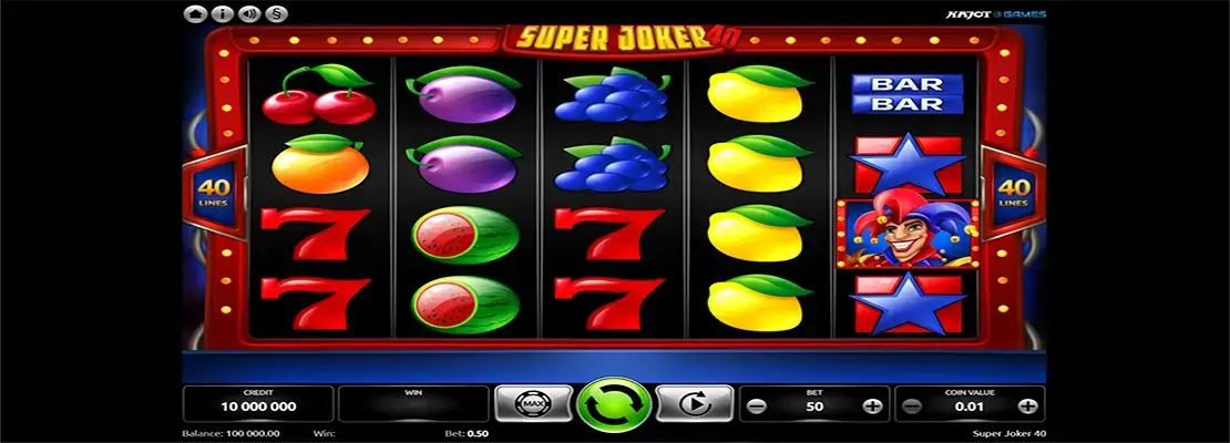 العب Super Joker 40 مجانًا في الوضع التجريبي