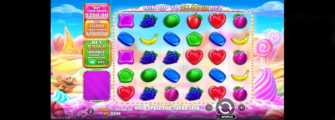 Demo modunda Sweet Bonanza 1000 oyununu ücretsiz oynayın