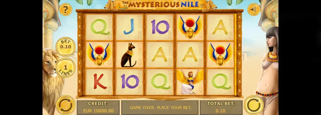 Играйте в The Mysterious Nile бесплатно в демо-режиме
