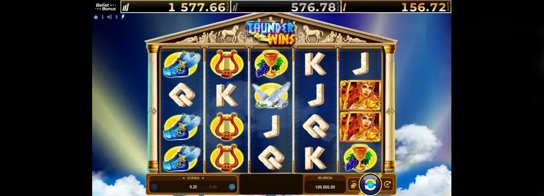 Demo modunda Thunder Wins oyununu ücretsiz oynayın
