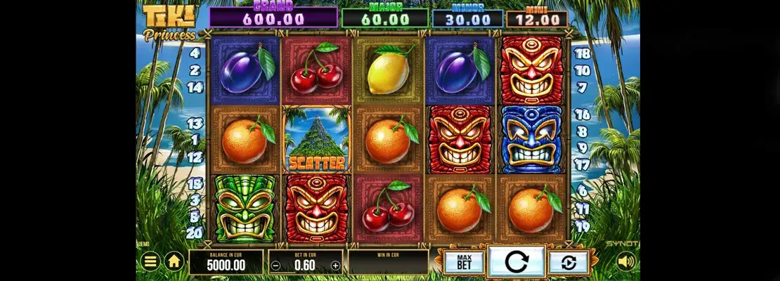 Play Tiki Princess for free in demo mode