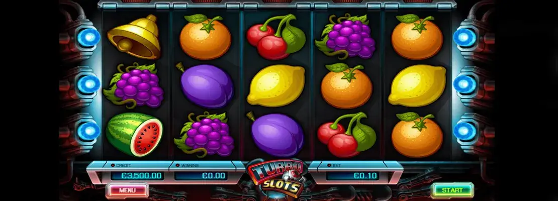 Spill Turbo Slots gratis i demomodus
