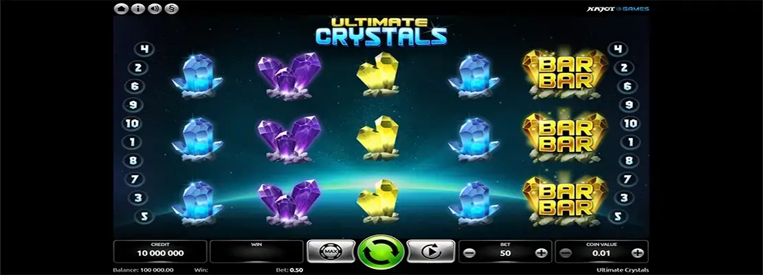 Spil Ultimate Crystals gratis i demotilstand