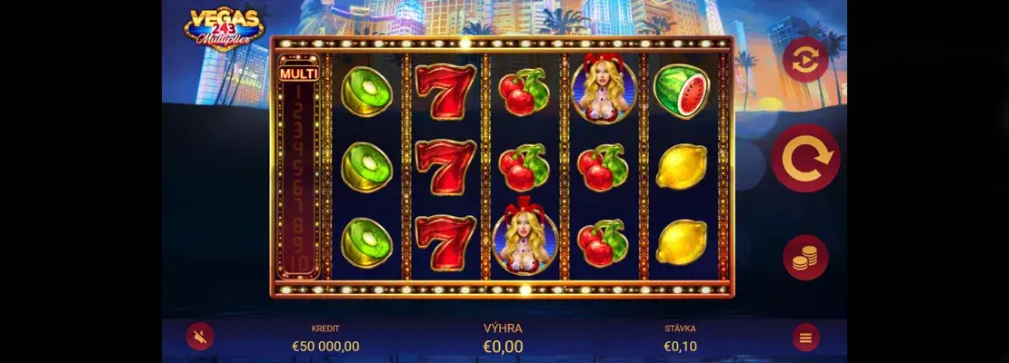 Játssz a Vegas 243 Multiplier játékkal ingyen demó módban