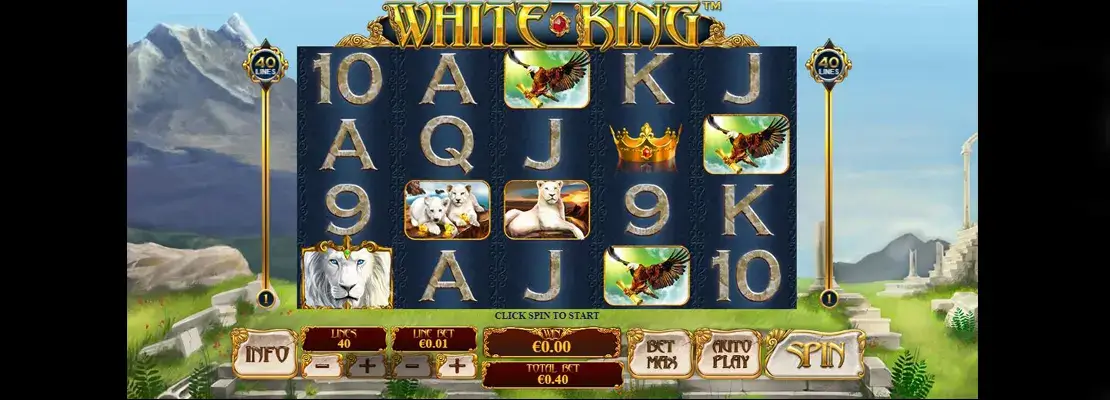 Spil White King gratis i demotilstand