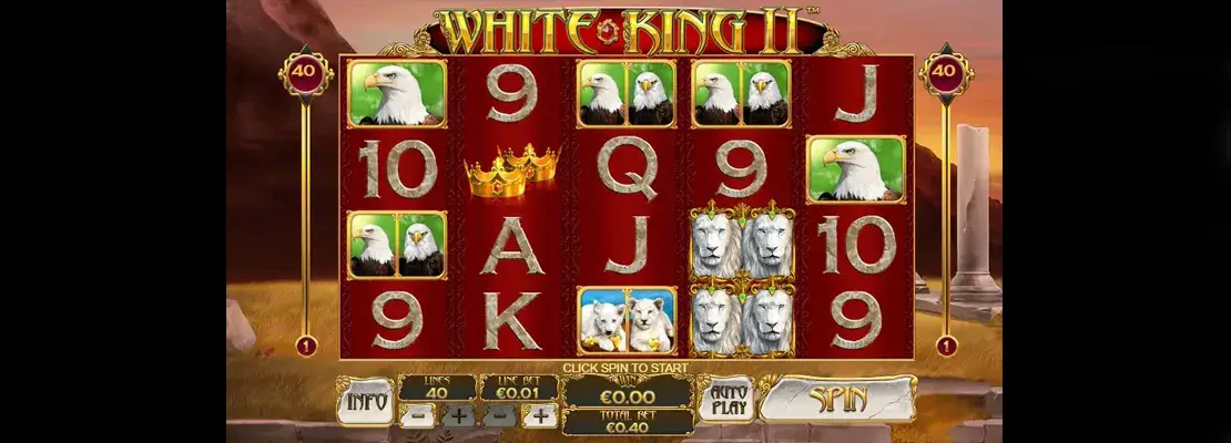 Mainkan White King II secara percuma dalam mod demo