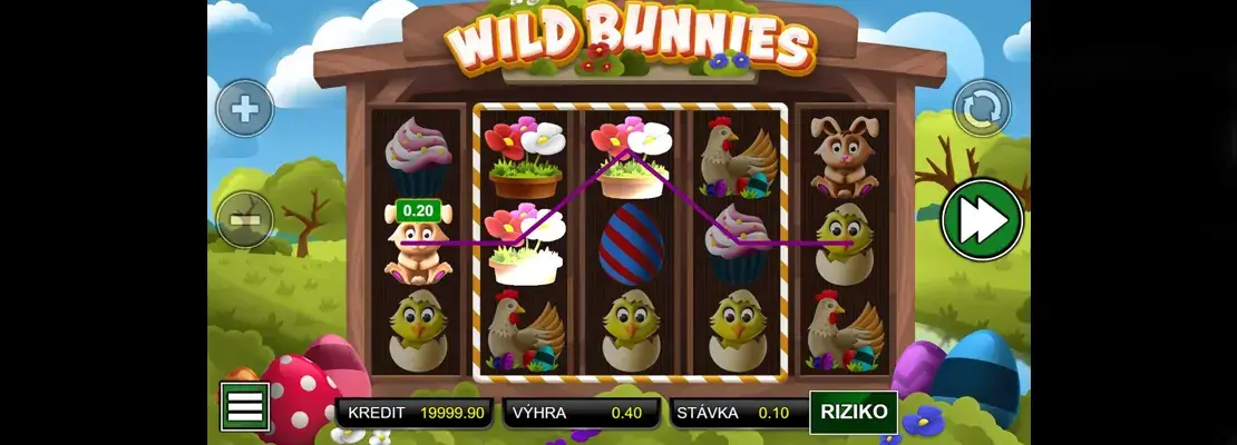 Jogue Wild Bunnies gratuitamente no modo de demonstração
