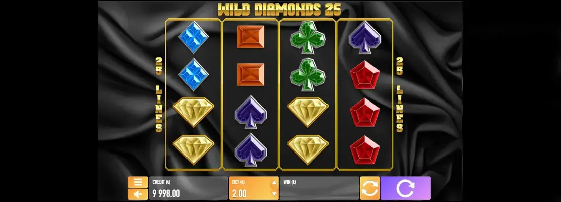 Demo modunda Wild Diamonds 25 oyununu ücretsiz oynayın