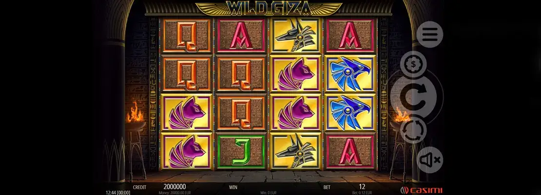 Mainkan Wild Giza secara percuma dalam mod demo
