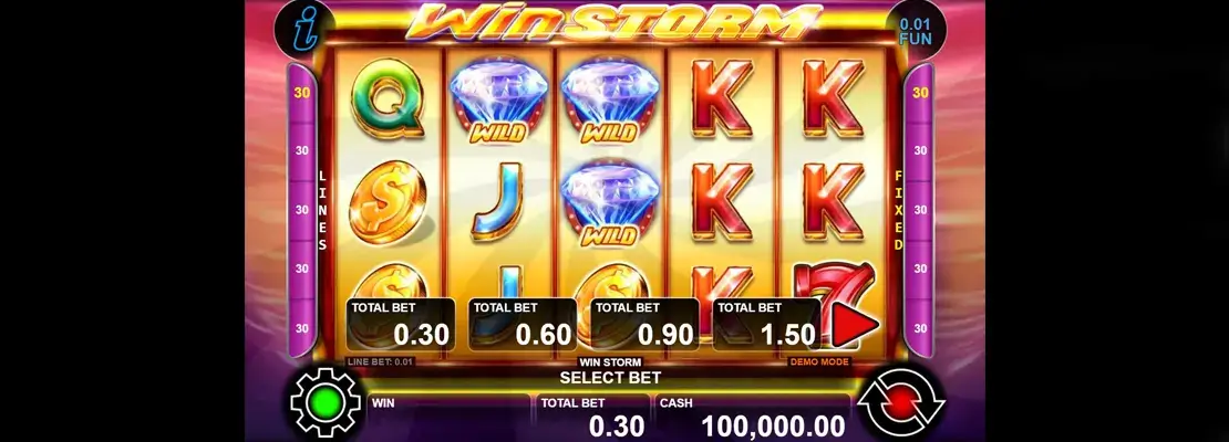 Játssz a Win Storm játékkal ingyen demó módban
