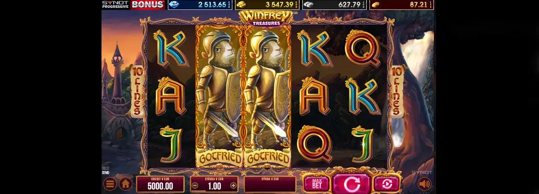 Játssz a Winfrey Treasures játékkal ingyen demó módban