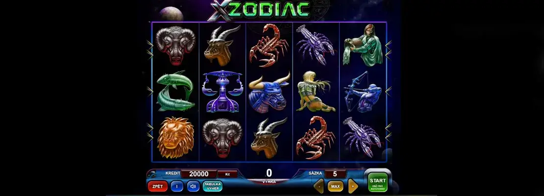 Játssz a X Zodiac játékkal ingyen demó módban