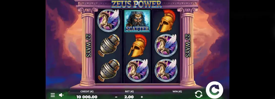 Játssz a Zeus Power játékkal ingyen demó módban
